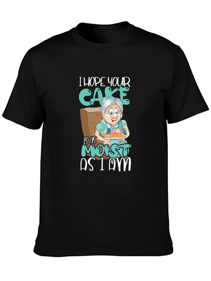 Moist Cake Grandma T-Shirt Funny Sarcastic Tee