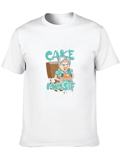 Moist Cake Grandma T-Shirt Funny Sarcastic Tee