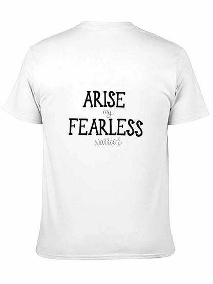 Arise Fearless Warrior Graphic Tee - Black