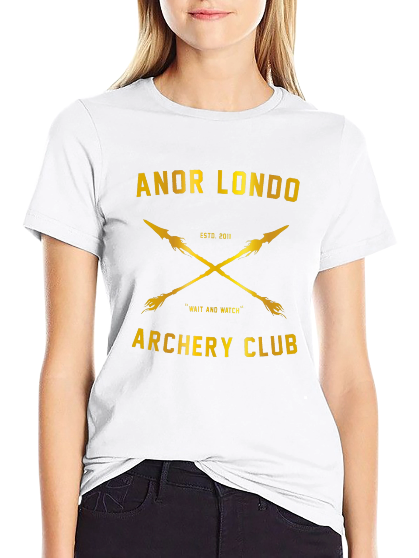 Anor Londo Archery Club T-Shirt - Black