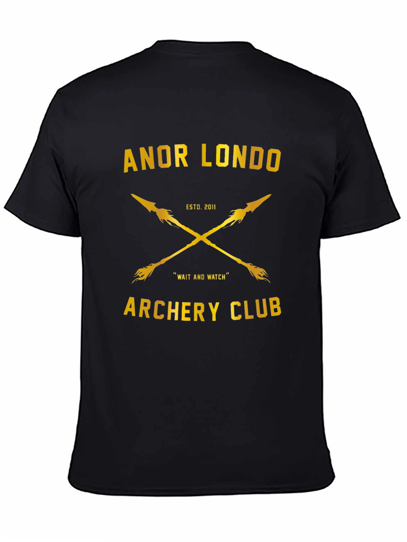 Anor Londo Archery Club T-Shirt - Black