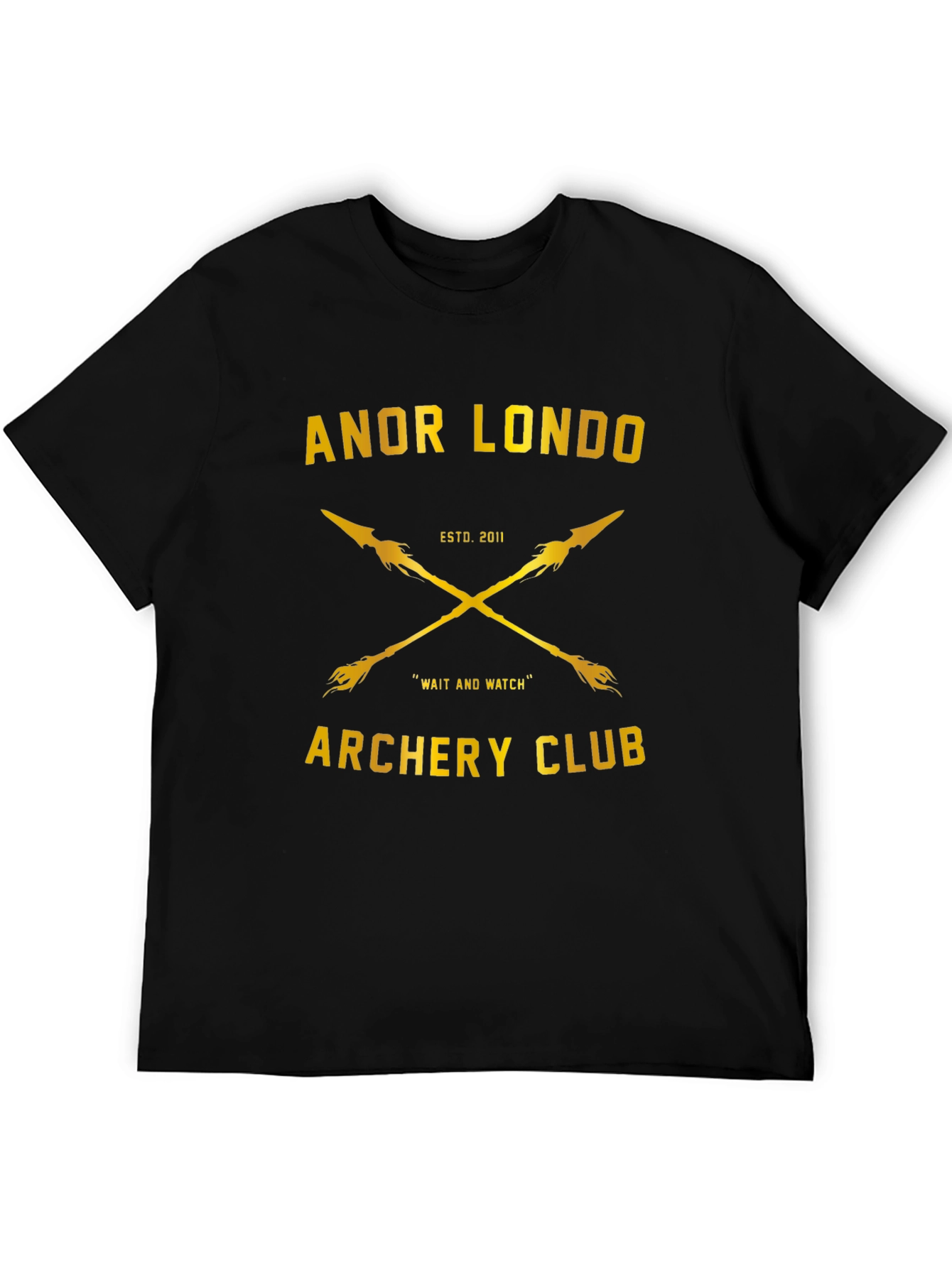 Anor Londo Archery Club T-Shirt - Black