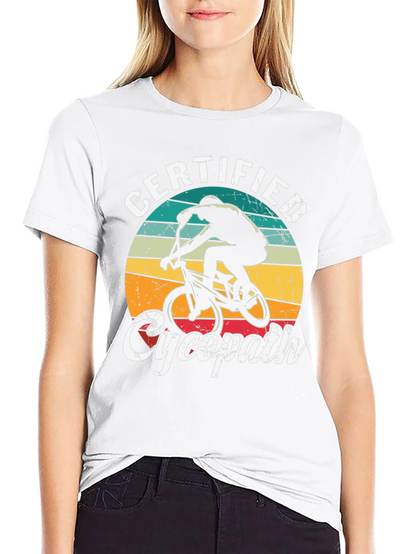 Certified Cycopath T-Shirt - Cycling Humor Tee
