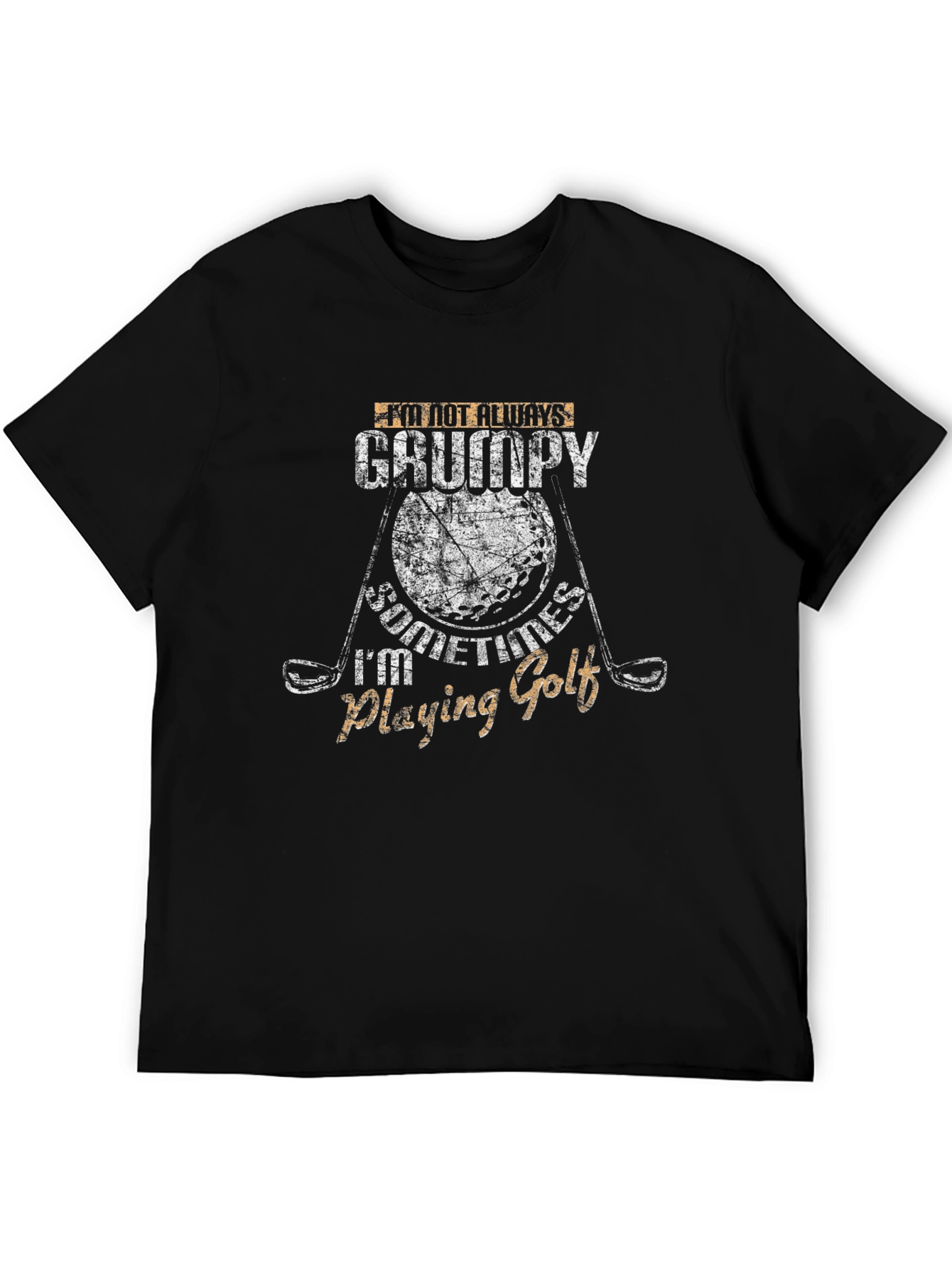 Grumpy Golf T-Shirt - Humorous Golfer Tee