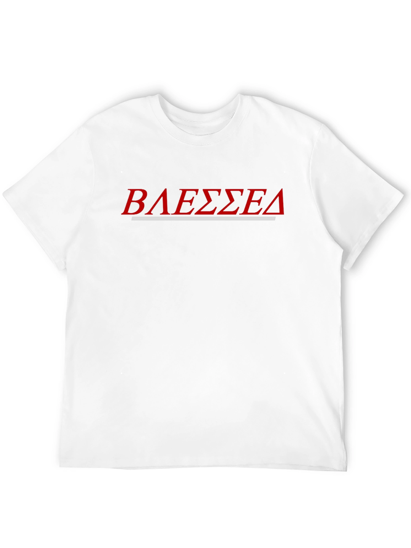 Blessed T-Shirt - Red Letter Design - Casual Wear