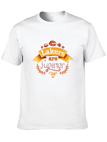Lakers Superior Black Graphic Tee