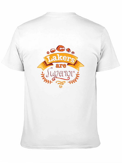 Lakers Superior Black Graphic Tee