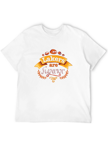 Lakers Superior Black Graphic Tee