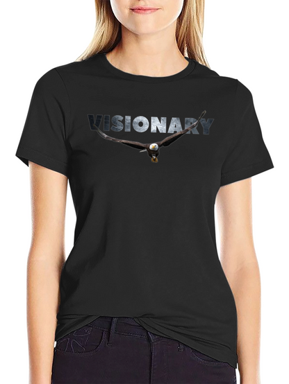 Visionary Eagle Graphic T-Shirt