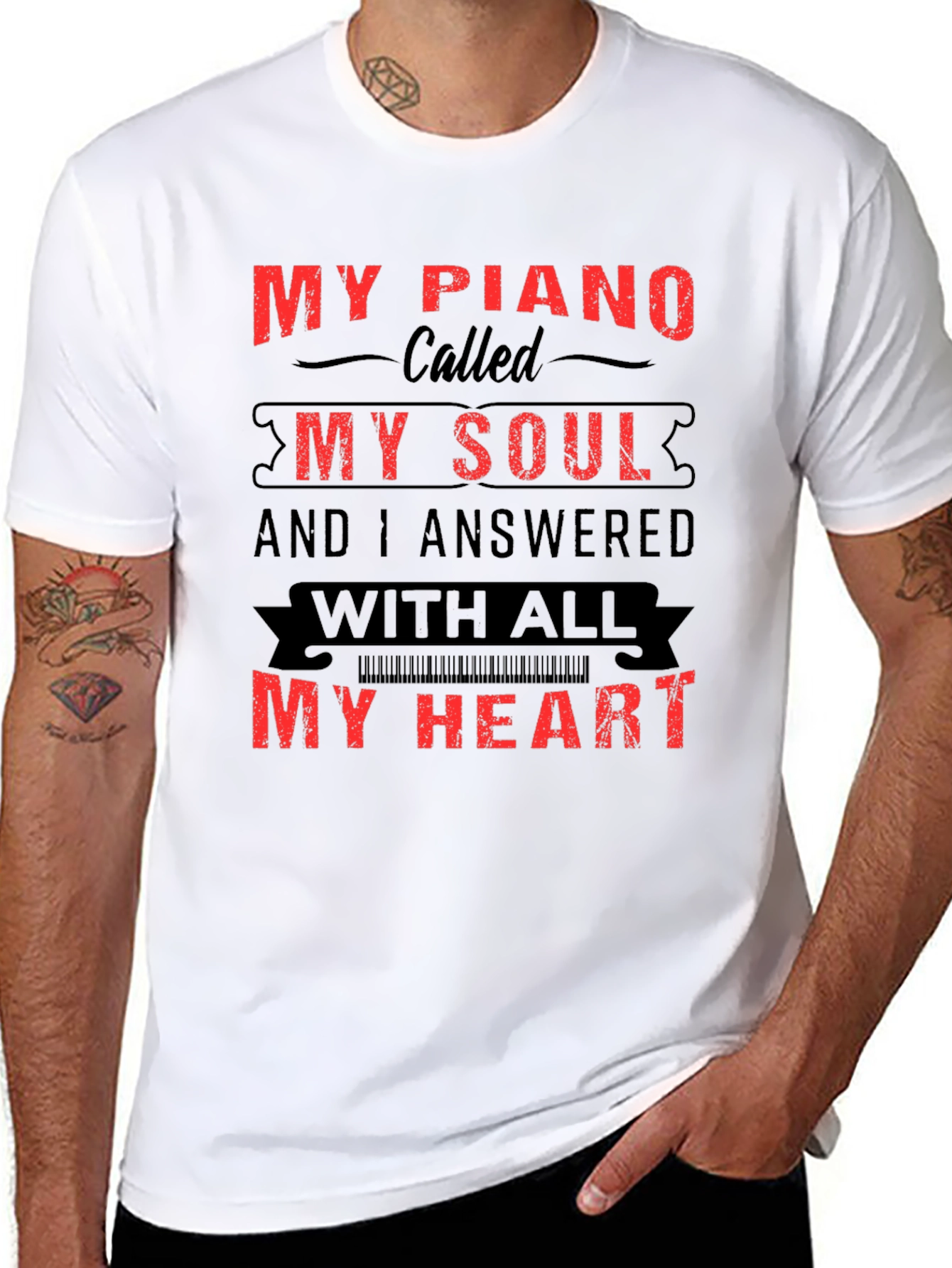 Piano Soul Music T-Shirt