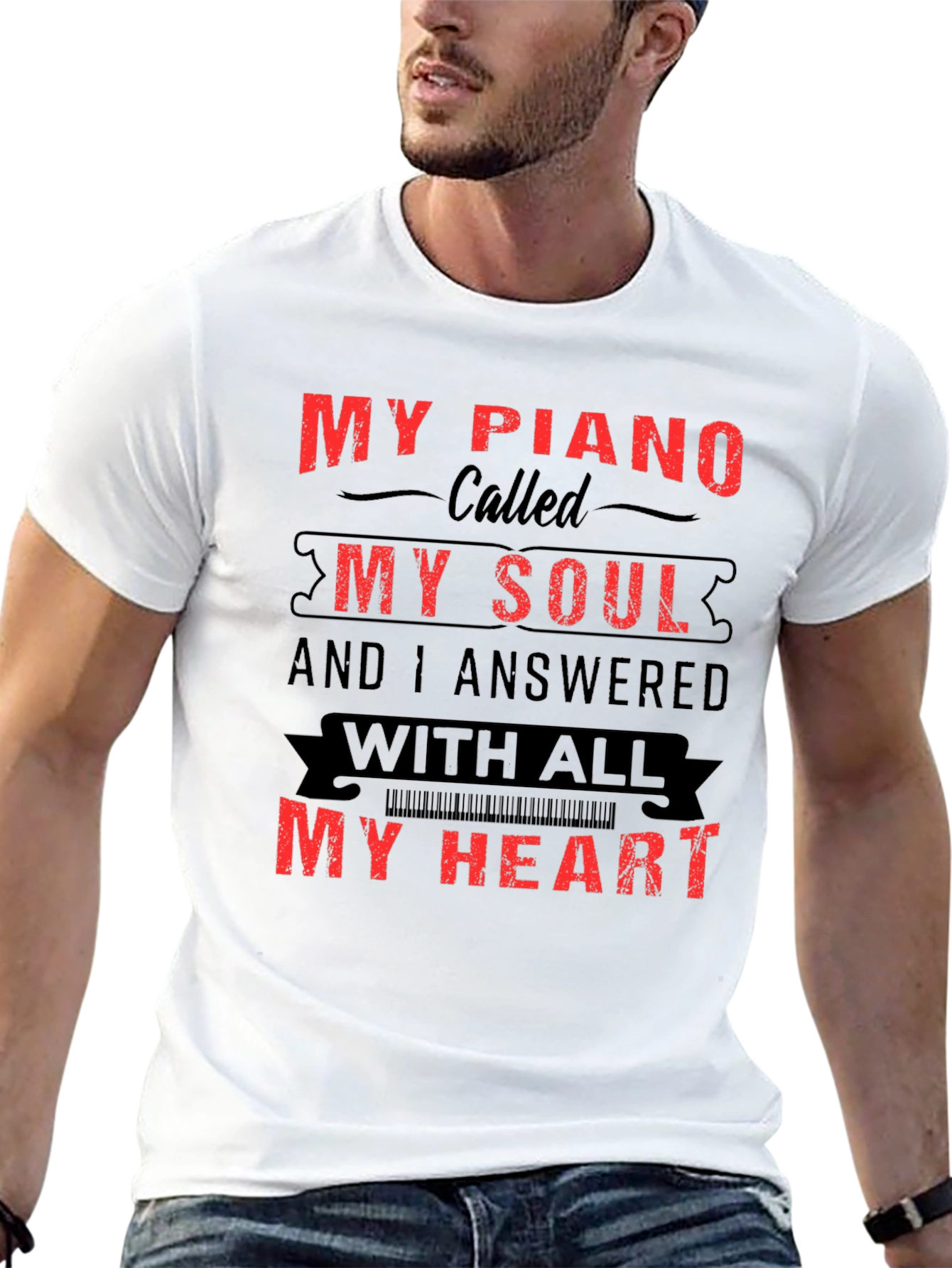 Piano Soul Music T-Shirt