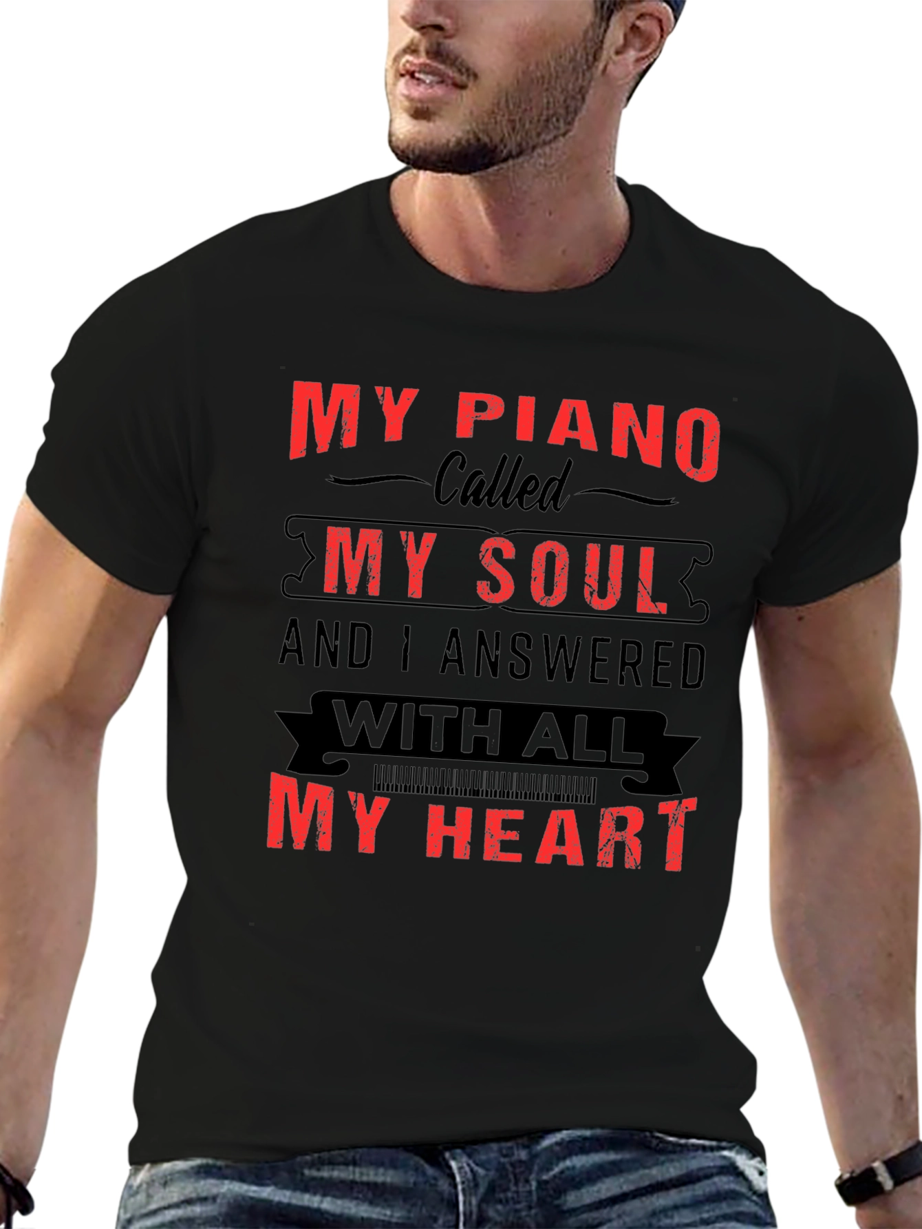 Piano Soul Music T-Shirt