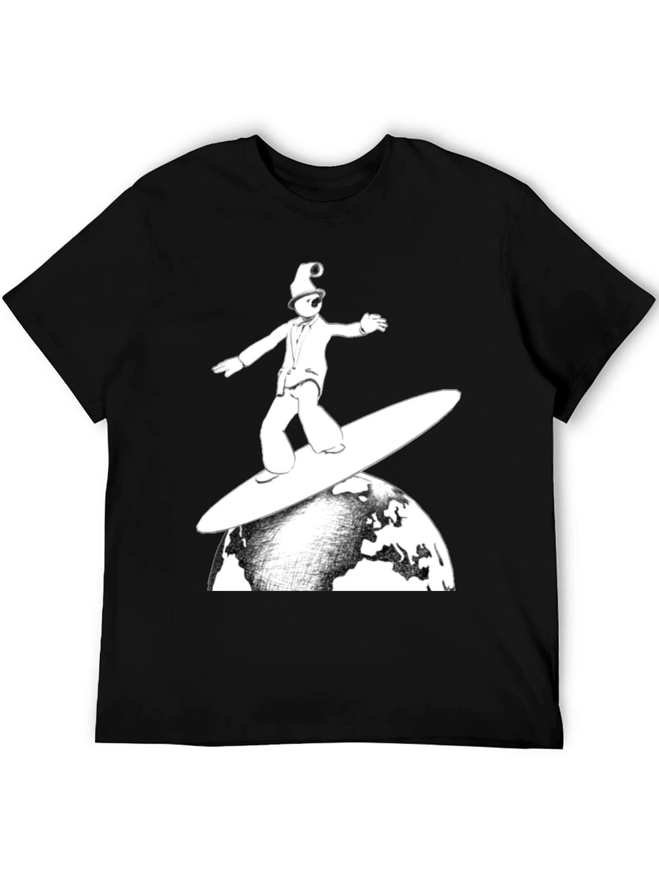 Surfing Earth T-Shirt - Unique Graphic Tee