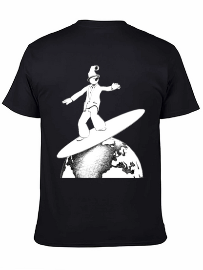 Surfing Earth T-Shirt - Unique Graphic Tee