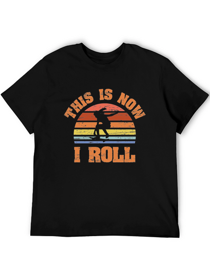 This is Now I Roll Skateboarder Graphic Tee