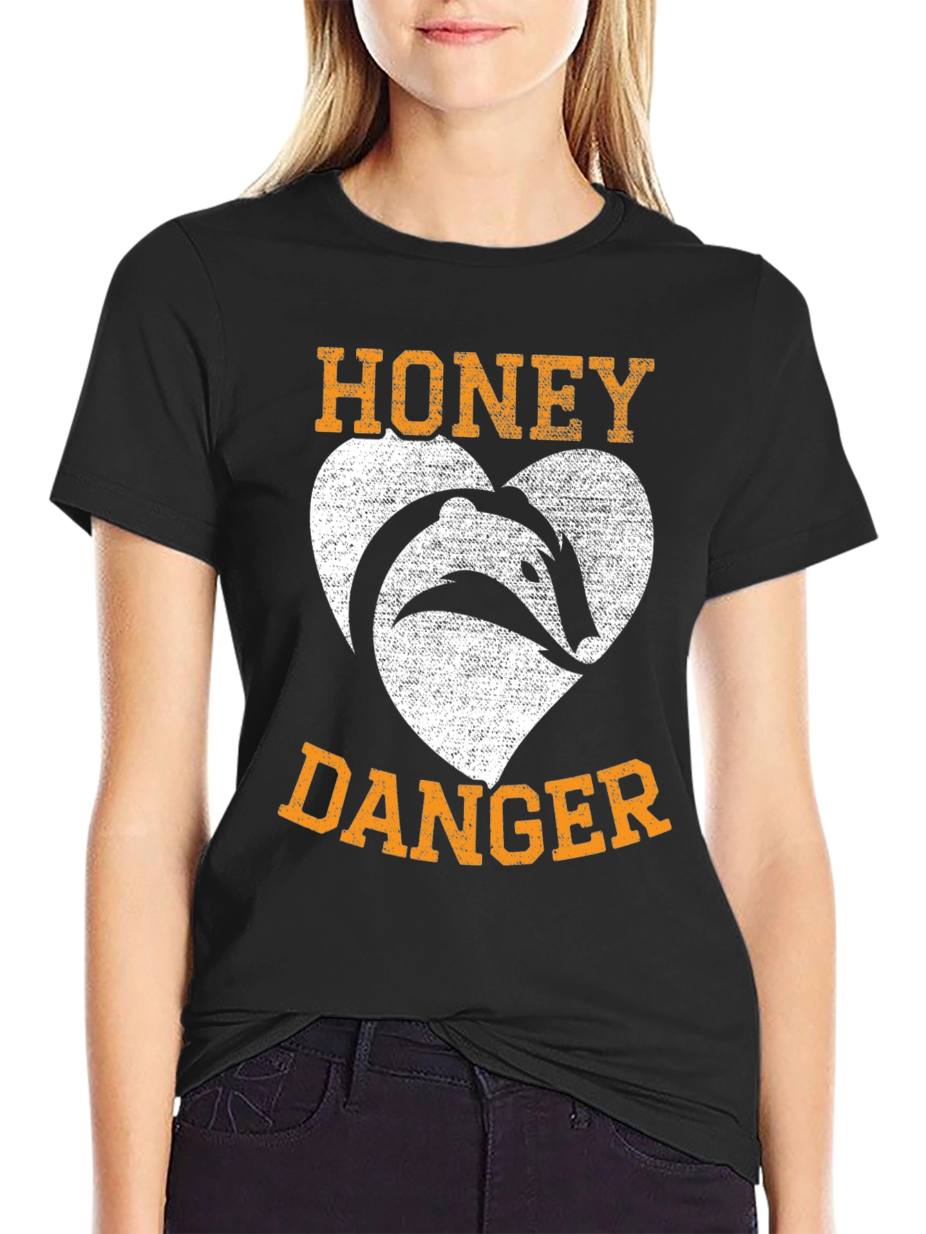 Honey Badger Danger Graphic T-Shirt