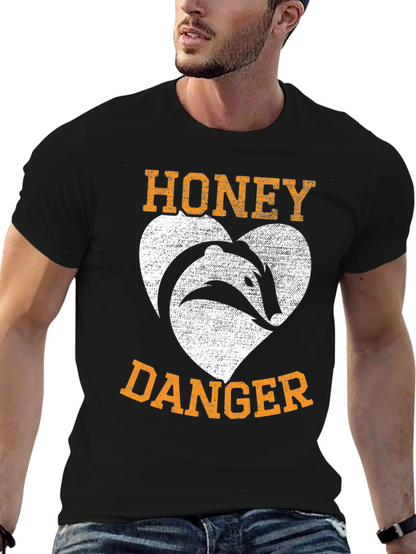Honey Badger Danger Graphic T-Shirt