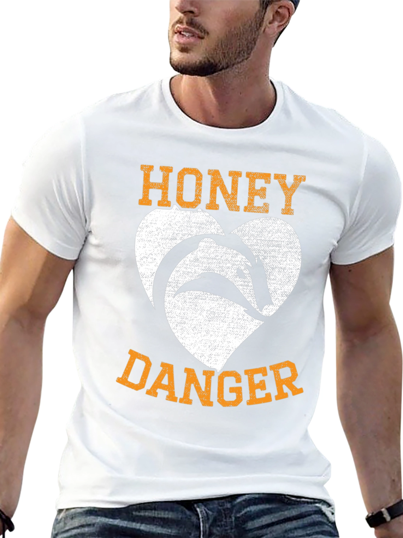 Honey Badger Danger Graphic T-Shirt