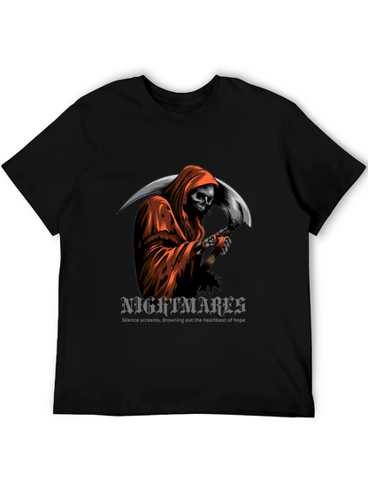 Grim Reaper Graphic T-Shirt - Nightmare Design
