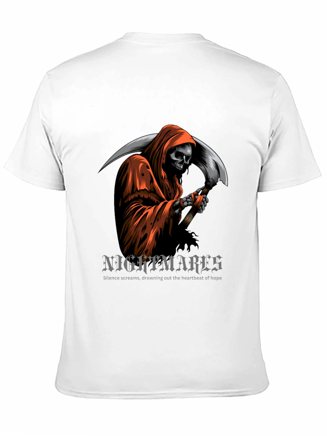 Grim Reaper Graphic T-Shirt - Nightmare Design