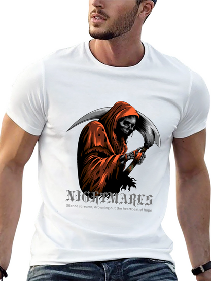 Grim Reaper Graphic T-Shirt - Nightmare Design