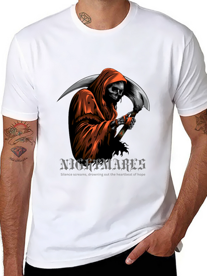 Grim Reaper Graphic T-Shirt - Nightmare Design