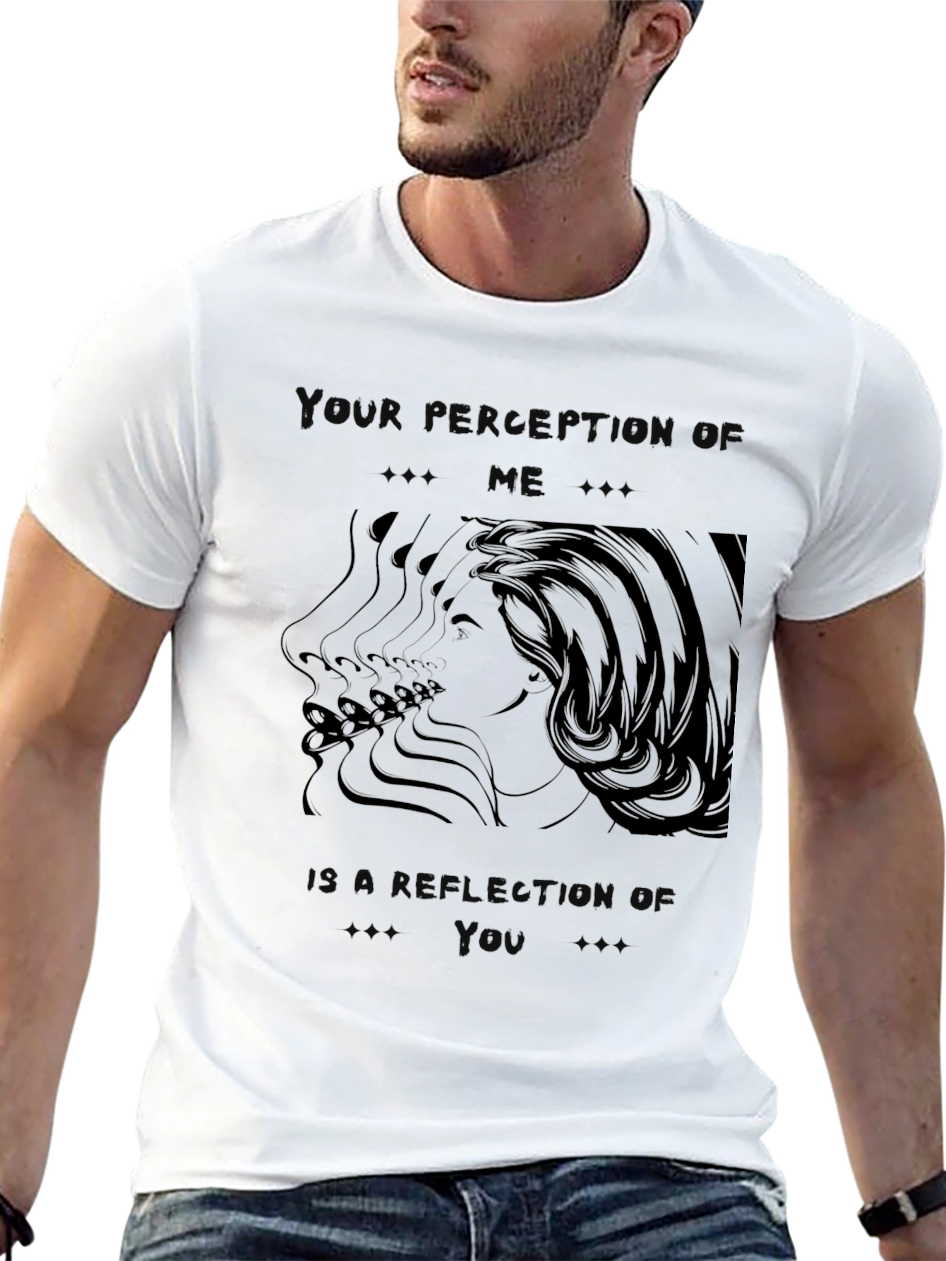 Perception Graphic Tee - Unisex Black T-Shirt