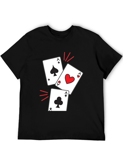 Ace Cards Graphic T-Shirt - Lucky Hand Tee