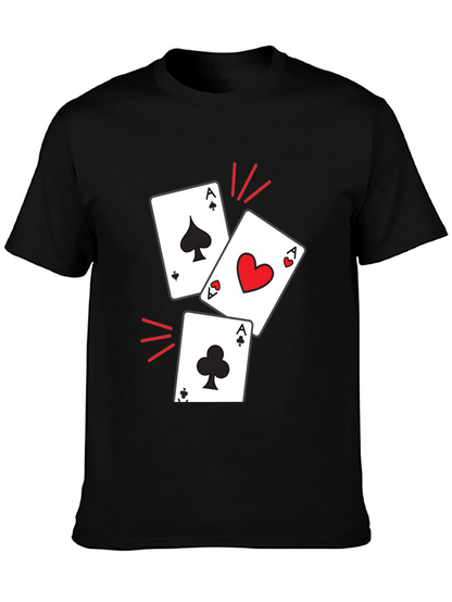 Ace Cards Graphic T-Shirt - Lucky Hand Tee