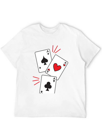 Ace Cards Graphic T-Shirt - Lucky Hand Tee