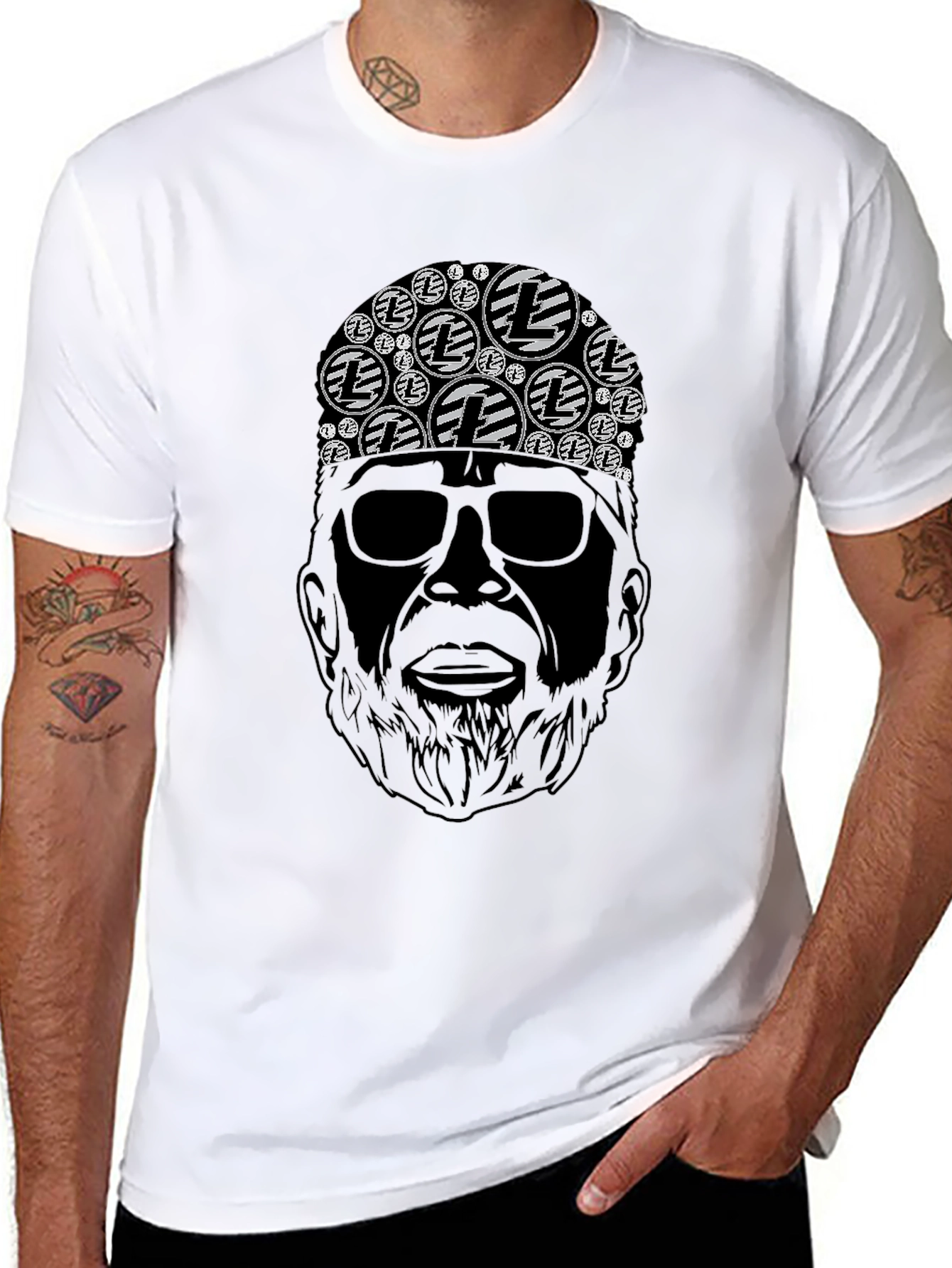 Crypto Cool Tee: Litecoin Graphic T-Shirt