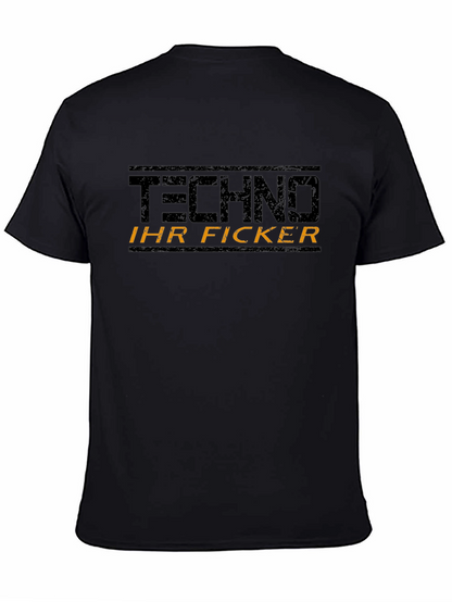 Techno Graphic T-Shirt - Edgy Statement Tee