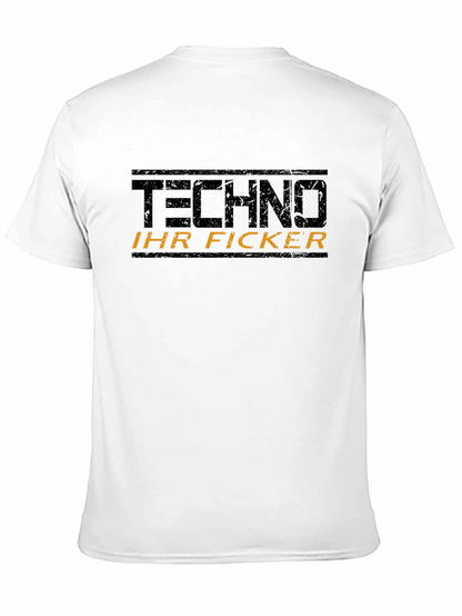 Techno Graphic T-Shirt - Edgy Statement Tee