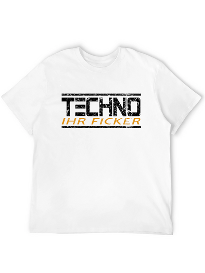 Techno Graphic T-Shirt - Edgy Statement Tee