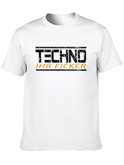 Techno Graphic T-Shirt - Edgy Statement Tee