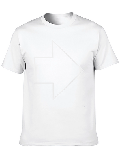 Arrow Graphic Tee - Modern Minimalist Design