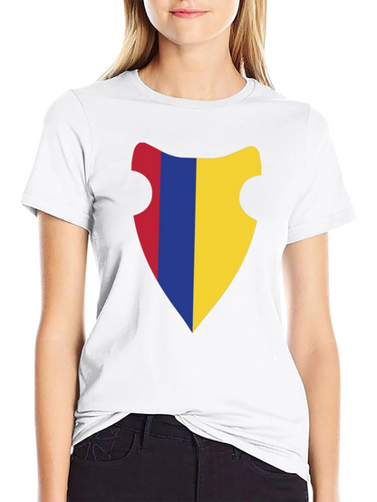Stylish Shield Graphic Black T-Shirt