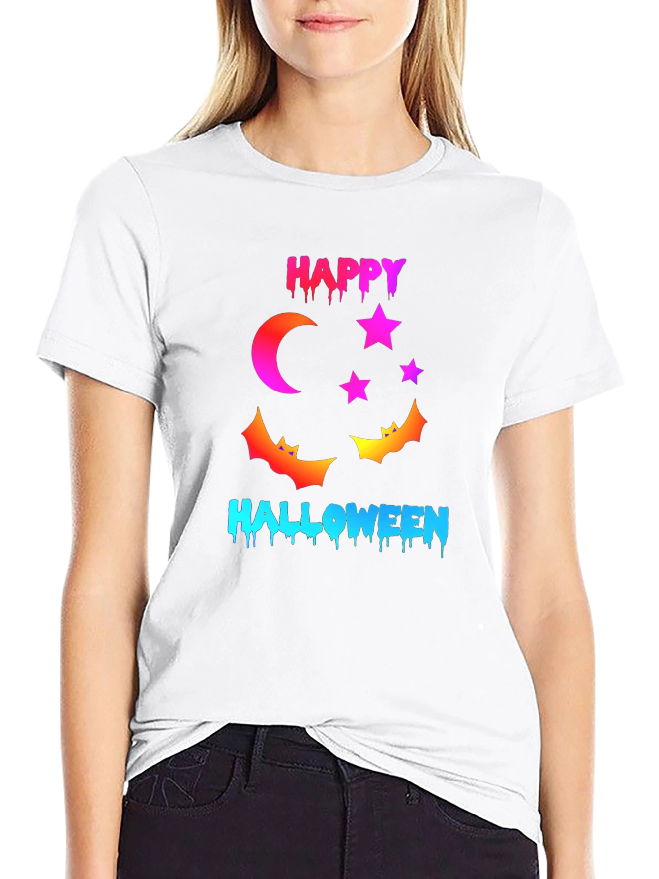 Happy Halloween Graphic Tee - Spooky Season Shirt