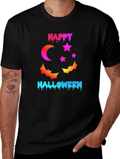 Happy Halloween Graphic Tee - Spooky Season Shirt