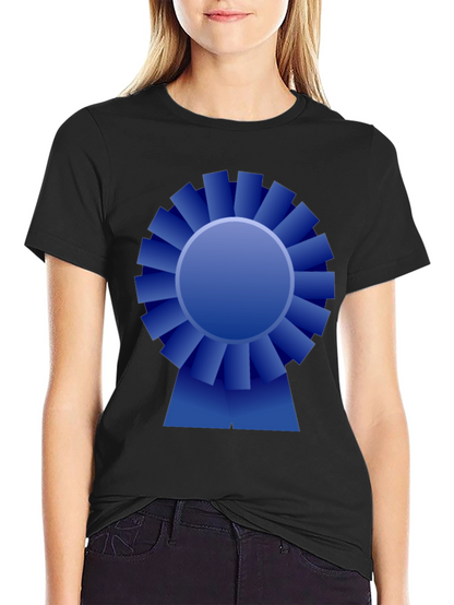 Blue Ribbon Graphic Tee - Award Winning Style!