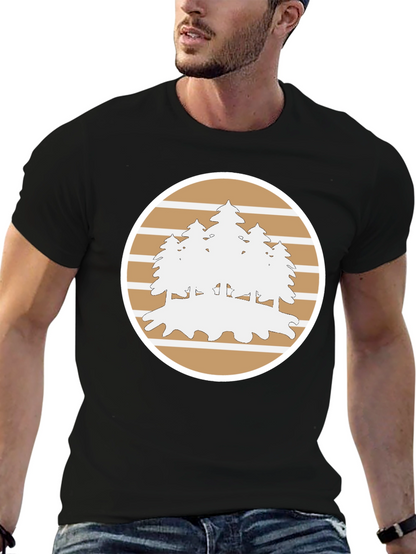 Nature Scene Graphic Tee - Comfort Fit