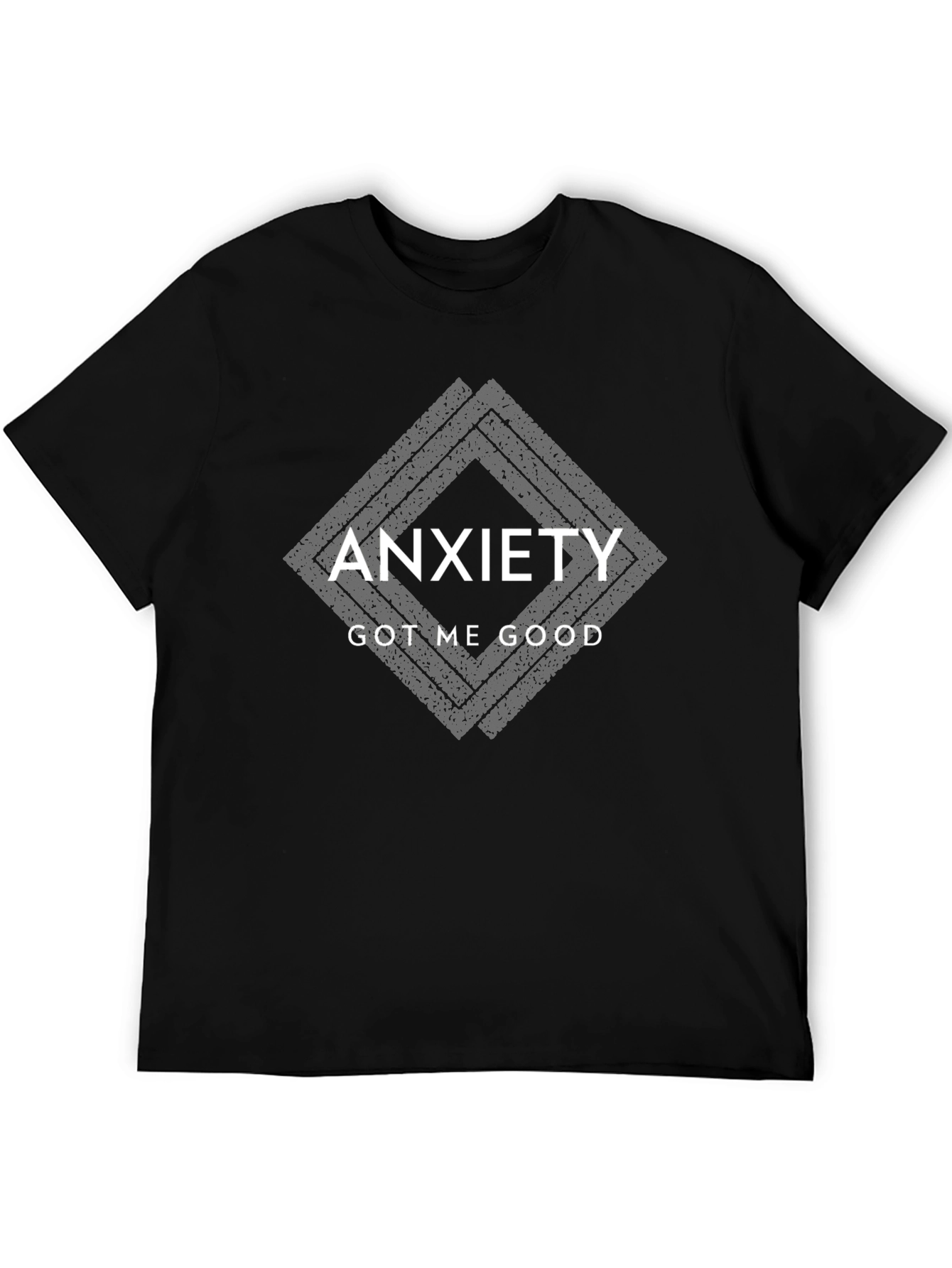 Anxiety Got Me Good Black Graphic T-Shirt
