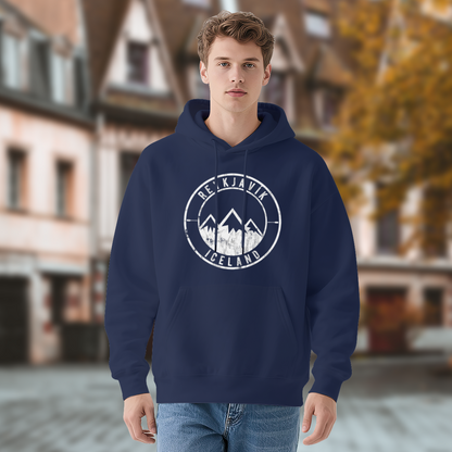Premium Graphic Hoodie - Reykjavik Iceland