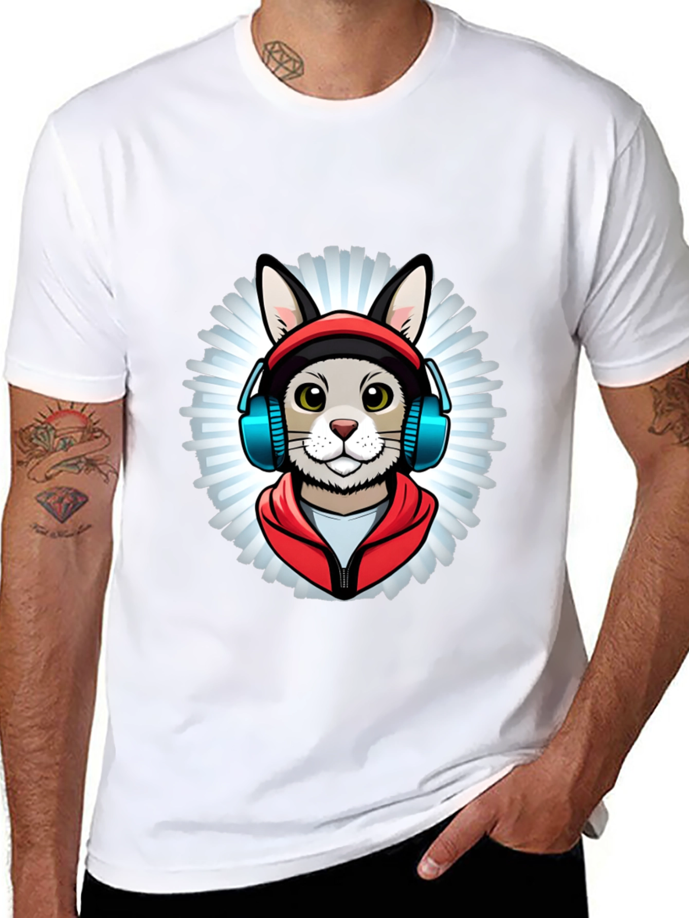 Cool Cat DJ T-Shirt