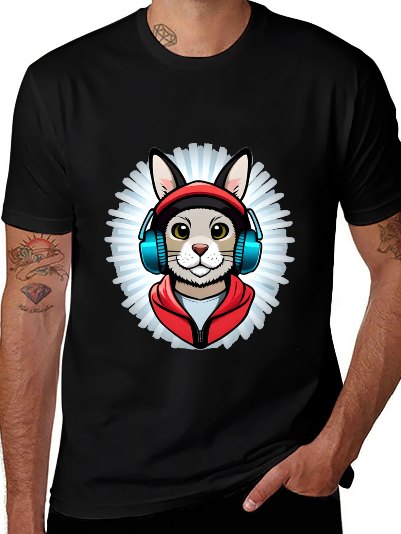 Cool Cat DJ T-Shirt