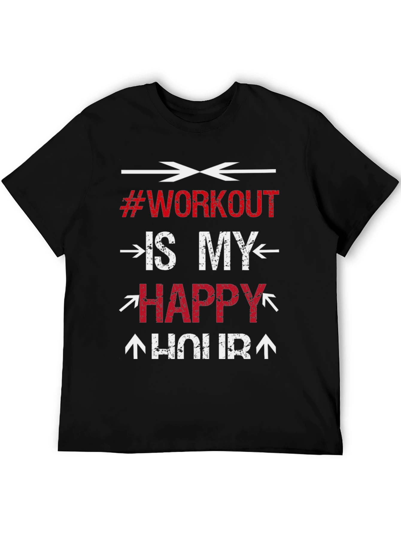 Workout is My Happy Hour - Gym T-Shirt