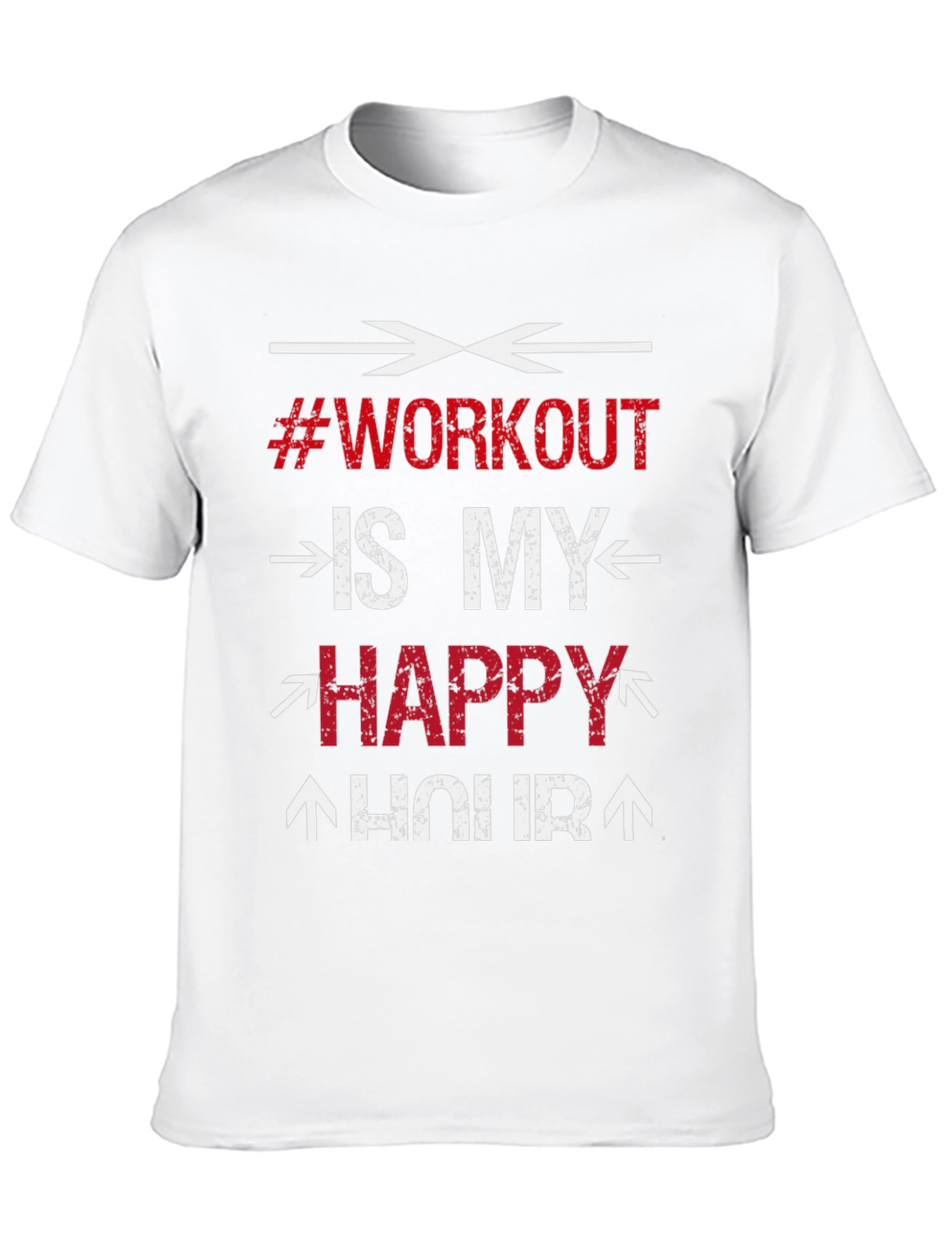 Workout is My Happy Hour - Gym T-Shirt