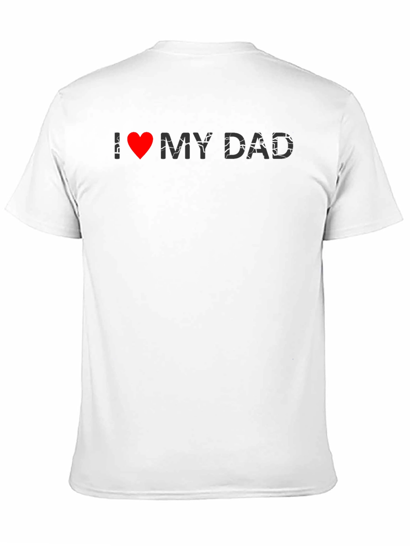 I Heart My Dad Black Graphic Tee