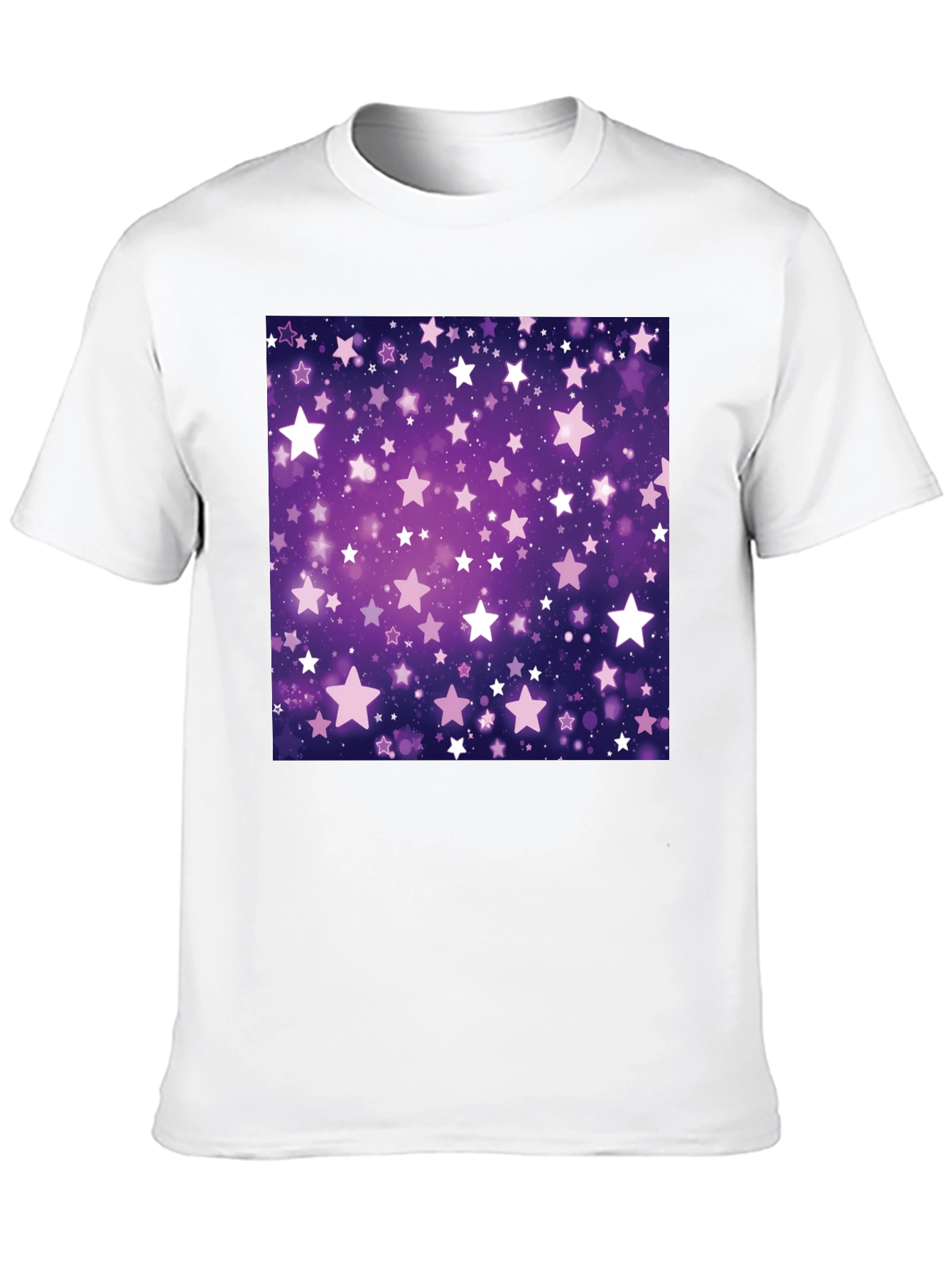 Starry Night T-Shirt - Cosmic Purple Graphic Tee