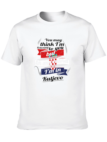 Kutjevo Mind T-Shirt - Croatia Flag Design
